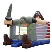 inflatable pirate bouncer